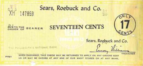 Montgomery Ward Checks Tell Story of a Different Era Image